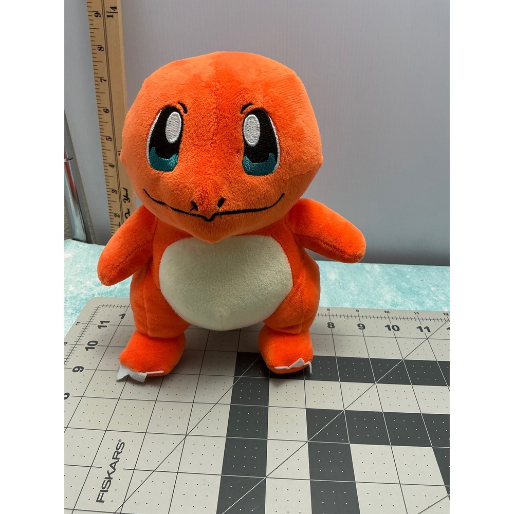 Pokemon Charmander Plush Stuffed Animal Toy‎ Orange 8 Inch Standing Flame Tail